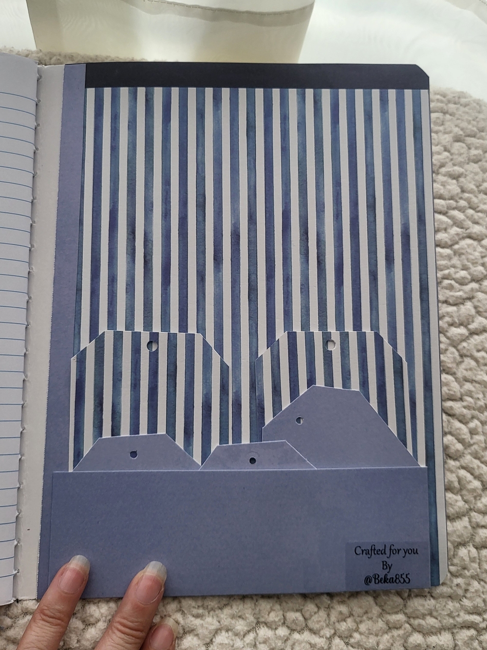 Handcrafted Scrapbook Journal- NWT - Picture 6 of 6